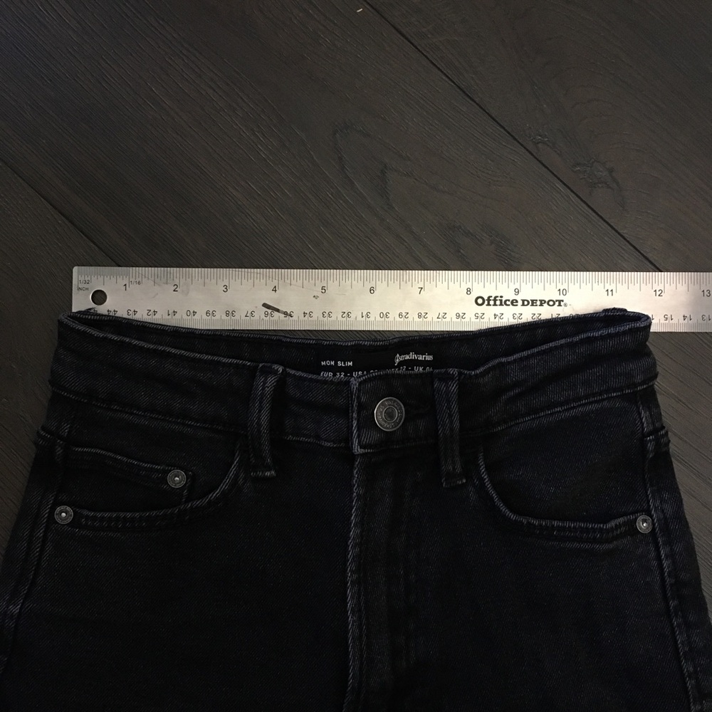 High Rise Denim Shorts - Picture 6 of 11